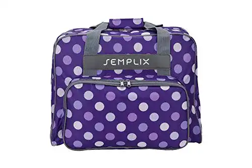 Nähmaschinentasche SEMPLIX Polka Dots lila/Flieder 45x34x24