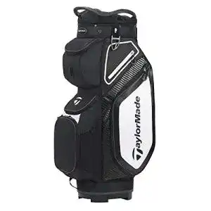 Golfbag TaylorMade TM20 Cart8.0 Bag Black White Charcoal Cartbag
