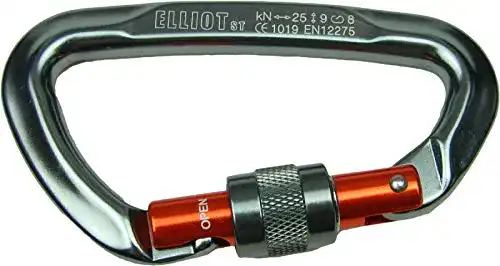 HMS-Karabiner Elliot ST Elliot Edison/Silver Screw Schraubkarabiner