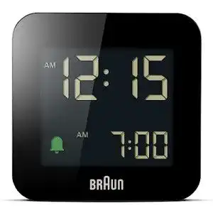 Braun-Reisewecker Braun Bc-08-B Digital-Wecker, LCD-Display