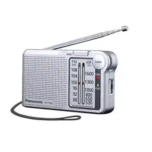 Taschenradio Panasonic RF-P150DEG-S mit Trageriemen