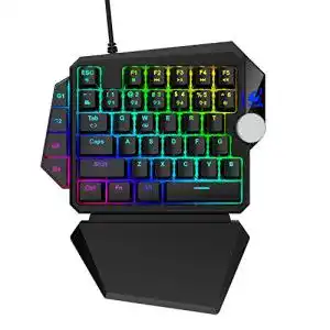 Einhand-Tastatur UrChoiceLtd Einhändige mechanisch, RGB