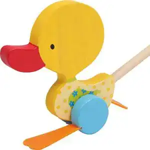 Schiebetier Small Foot 3357 Watschel-Ente „Tine“,aus Holz