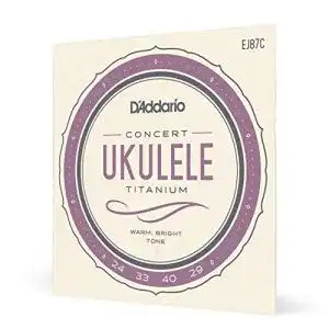 Ukulele-Saiten D’Addario EJ87C Saitensatz Titanium Concert