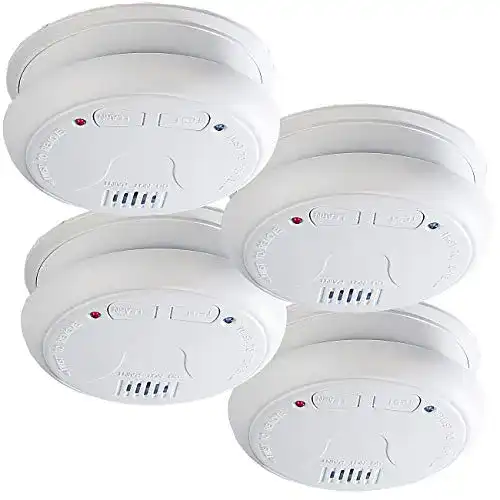 Funkrauchmelder-Set VisorTech Rauchmelder vernetzt Set: 4er
