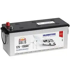 AGM-Batterie 150Ah SOLIS Solarbatterie 12V