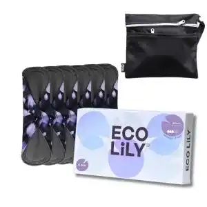Bio-Slipeinlagen Eco Lily 6er Pack wiederverwendbar