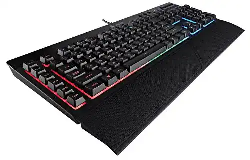 Corsair-Tastatur Corsair K55 RGB Gaming Tastatur, US QWERTY