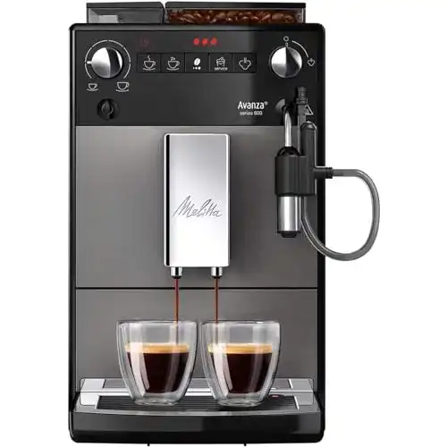 Schmaler Kaffeevollautomat Melitta Avanza F270, XL Wassertank