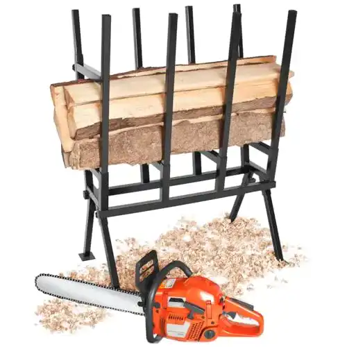 Sägebock TecTake Holz für Kettensäge – diverse Modelle