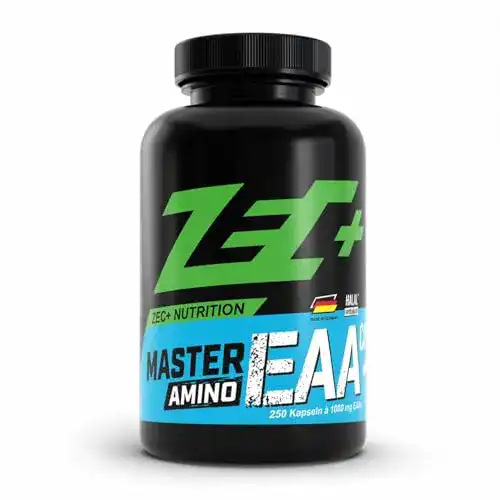 Die beste EAA-Kapseln Zec+ Nutrition ZEC+ Amino EAA Caps, 250 Kapseln 2026 Test Bestseller EAA-Kapseln Zec+ Nutrition ZEC+ Amino EAA Caps, 250 Kapseln