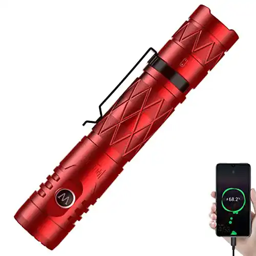 Wuben-Taschenlampe WUBEN E12R LED mit Powerbank-Funktion