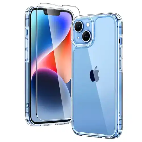iPhone-14-Hülle TAURI 5 in 1 für iPhone 14 Hülle mit Schutzfolie