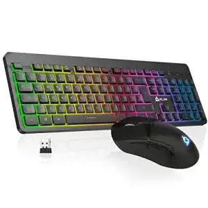 Klim-Tastatur KLIM Tandem, Wireless Tastatur und Maus Set DE