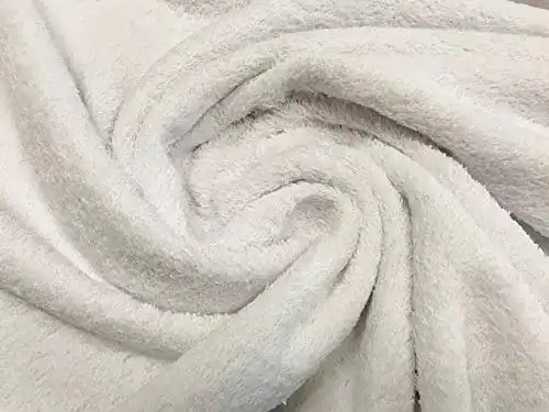 Frotteestoff textil pertex Frottee-Stoff weiß Handtuchstoff