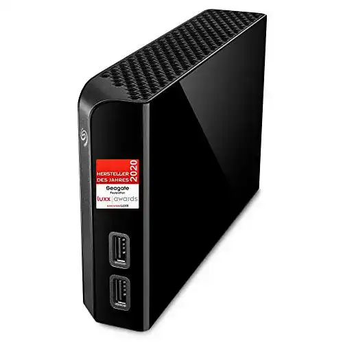 Externe Festplatte (8TB) Seagate Backup Plus HUB, mit 2-fach USB