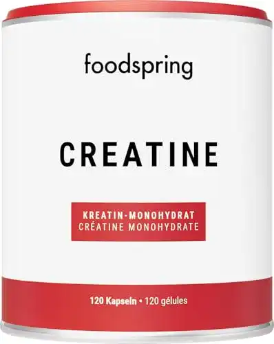 Creatin-Kapseln foodspring Creatine Kapseln, 120 Stück, Rein