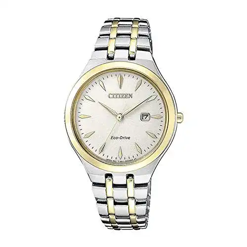 Eco-Drive-Uhren CITIZEN Damen Analog Solar Uhr mit Edelstahl