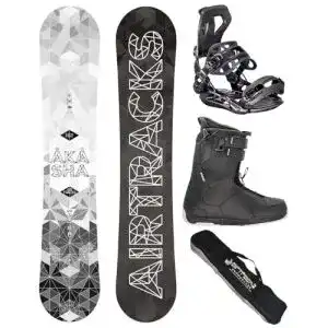 Snowboard Airtracks Set – Wide Board Akasha Wide 157 SB Bag