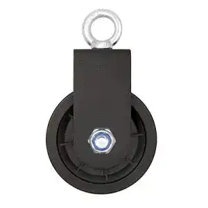 Umlenkrolle LFJ 90mm Seilrolle mit U Haltebügel, Block n für Seile