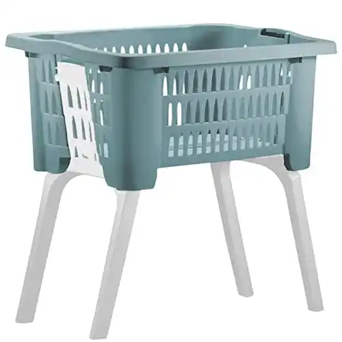 Die beste Wäschekorb mit Beinen Deuba Tragegriff 38L Kunststoff Blau 2026 Test Bestseller Wäschekorb mit Beinen Deuba Tragegriff 38L Kunststoff Blau