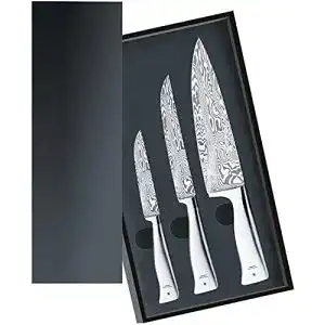 Damastmesser-Set WMF Grand Gourmet Messerset 3teilig