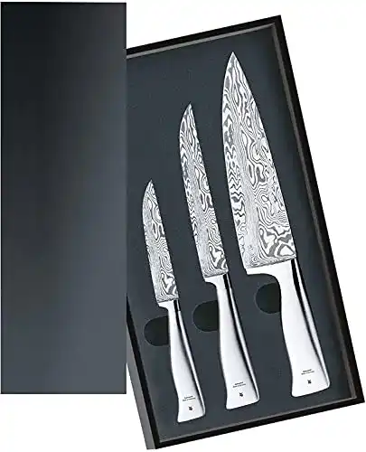 Damastmesser-Set WMF Grand Gourmet Messerset 3teilig