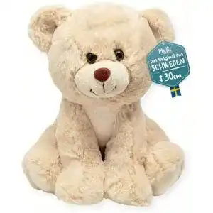 Teddy Molli Toys Mollis bär Elliot Kuscheltier 30 cm weiß