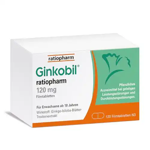Gedächtnis-Tabletten Ratiopharm Ginkobil®, 120 Stück
