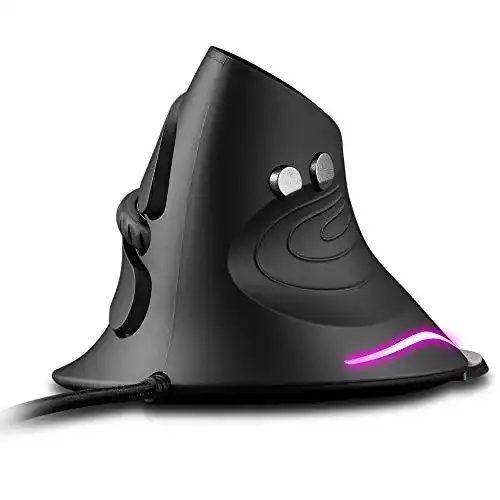 Ergonomische Maus ECHTPower Vertikale Maus, Funk