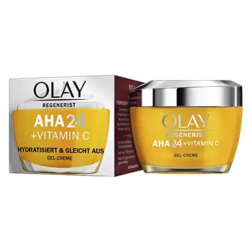 Die beste Olay-Gesichtscrème Olay AHA24 + Vitamin C Gel-Creme Für Den Tag, 2026 Test Bestseller Olay-Gesichtscrème Olay AHA24 + Vitamin C Gel-Creme Für Den Tag,
