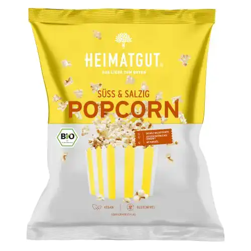 Popcornmais HEIMATGUT AUS LIEBE ZUM GUTEN Süß & Salzig