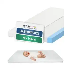 Babymatratze DormiGood 70 x 140 cm Komfort mit Trittkanten