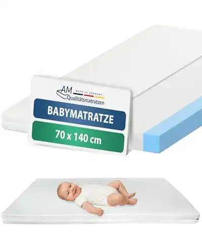 Babymatratze DormiGood 70 x 140 cm Komfort mit Trittkanten