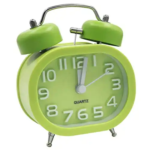 Doppelglockenwecker EASEHOME Wecker Analog, kein Ticken