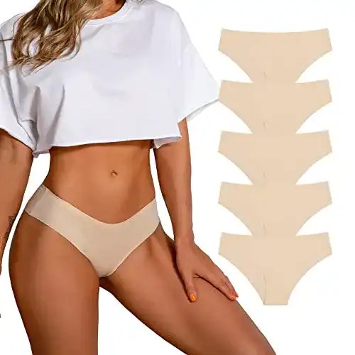 Nahtlose Slips SHARICCA Damen Nahtlos Atmungsaktiv 5er Pack
