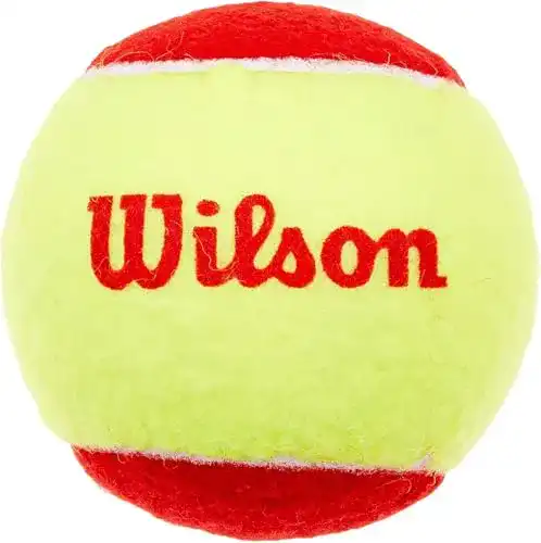 Tennisbälle Wilson Starter Red für Kinder, gelb/rot, 12er Pack, WRT137100