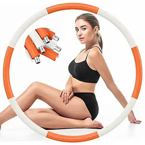 Hula-Hoop-Reifen 1,5 kg DUTISON Hula Reifen Hoop für Erwachsene, Fitness Reifen Gewichtet
