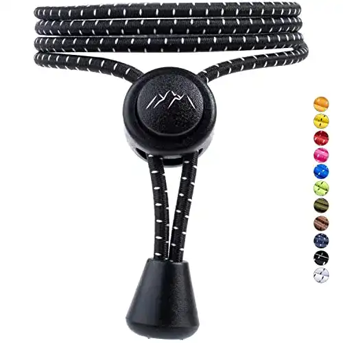 Elastische Schnürsenkel EVEREST FITNESS 5-Paar Gummi