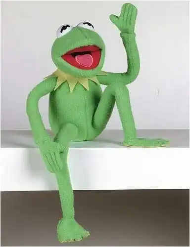 Muppets-Puppen United Labels 0800863 The Muppets-Kermit