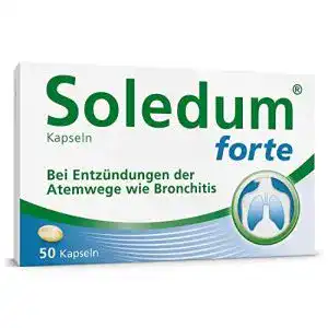 Erkältungskapseln Eukalyptusöl Soledum Kapseln forte 50 Kapseln