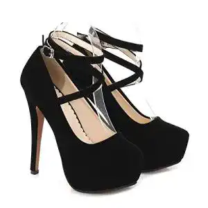 High-Heels CYwinterB High Heels sexy Wildleder Stiletto Plateau