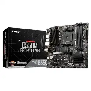 B550-Mainboard MSI B550M PRO-VDH WiFi AMD AM4 DDR4 M.2