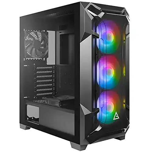 Antec-Gehäuse Antec Gehäuse DF600 Flux Midi Tower Black