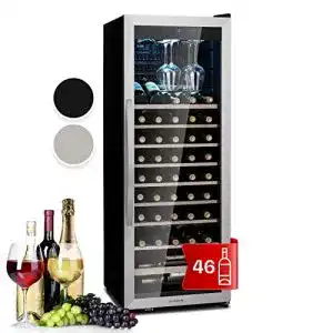Weinkühlschrank 12 Flaschen Klarstein Reserva mit Glastür