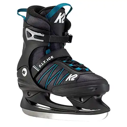 Schlittschuhe K2 Skates Herren F.I.T. Ice — Black – Blue — EU: 40.5