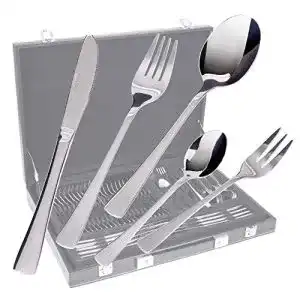 Gräwe-Besteck GRÄWE Besteckkoffer 60-teilig, Serie Würzburg