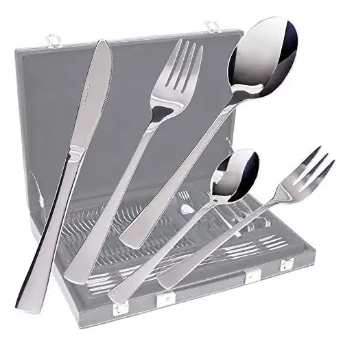 Gräwe-Besteck GRÄWE Besteckkoffer 60-teilig, Serie Würzburg