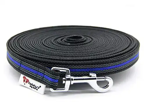 Schleppleine Twinkys Dog Style, Hundeleine gummiert, 30 Meter