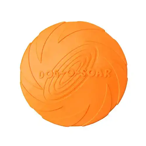 Hundefrisbee Andiker Hundespielzeug mit fliegender Scheibe, M
